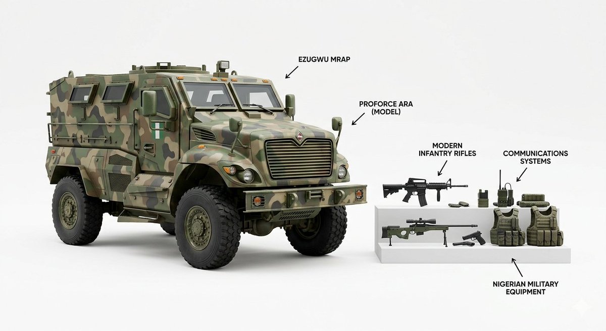 NigerianSpoof_'s tweet photo. The Nigerian military equipment tells a story: 

former British colony armed by Soviet surplus,then American aid, then Chinese deals, then Israeli precision, then Italian jets. 

Every acquisition is a chapter in Nigeria's non-aligned journey. https://t.co/oRsm4jhg76