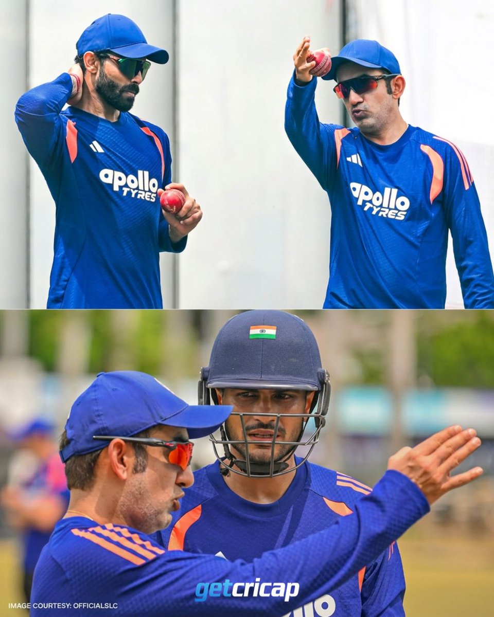 getCricap's tweet photo. Locked in for the Lanka challenge. 🔒🇱🇰

Eyes on the prize, minds on the mission. Team India are ready to take on Sri Lanka in what promises to be an exciting Test series. 🇮🇳🏏

Can the Men in Blue start the tour on a winning note? 👀

#Cricket #TeamIndia #INDvSL #TestCricket https://t.co/LVBx0C92K6