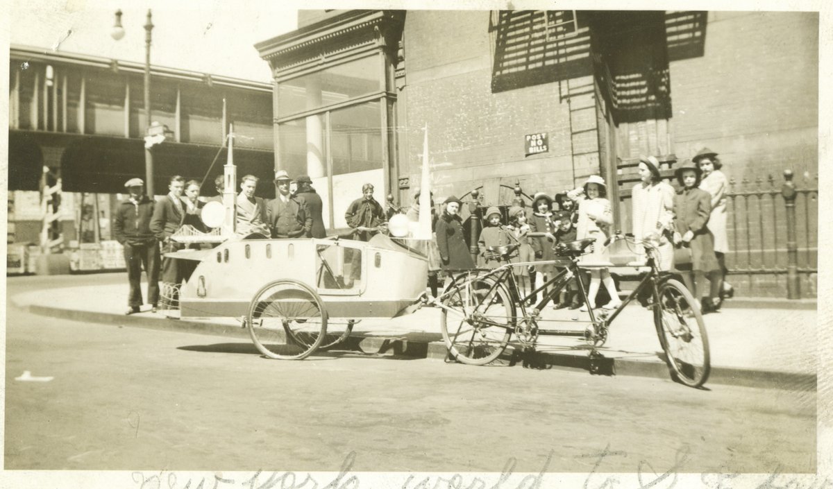 nycrecords's tweet photo. Happy Cycle to Work Day! 🚴♀️
Let’s pedal our way to a greener world in this warm weather season! Share pics of your favorite ride - be it tricycle, road bike, or electric @CitiBikeNYC - and let’s inspire each other to keep moving. 🚲💚✨
#CycleToWorkDay #NYCHistory @NYC_DOT https://t.co/Il0WzKqyhs
