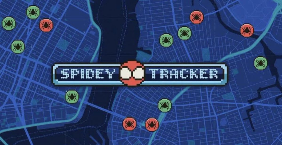 Daykerpriest's tweet photo. What exactly is the Spider Tracker tracking?

It can’t be the suit because Peter changes suits.

It can’t just be Spider-Man’s phone.

So is it tracking his DNA, his bioelectric signature or something else entirely? I’m really confused. 

#SpiderManBrandNewDay https://t.co/d8FqHGsCl3