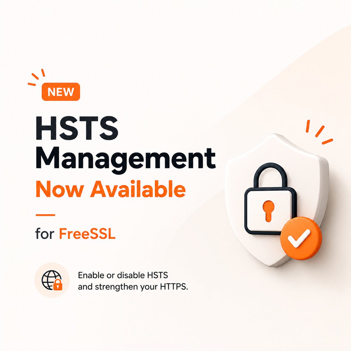 ClouDNS's tweet photo. HTTPS security just got easier 🔒 You can now enable or disable HSTS for FreeSSL directly from the ClouDNS Web platform, API, or Control Panel. Read more here 👉 https://t.co/tpwo6CtTqr
#FreeSSL #HTTPS #HSTS #ClouDNS https://t.co/DeVfRCg6Mk