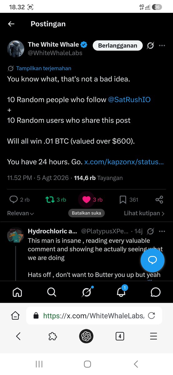 nicholasjackk's tweet photo. @WhiteWhaleLabs @satrush done! hoping for the best fr 🙏 https://t.co/QaxzAbvp5t