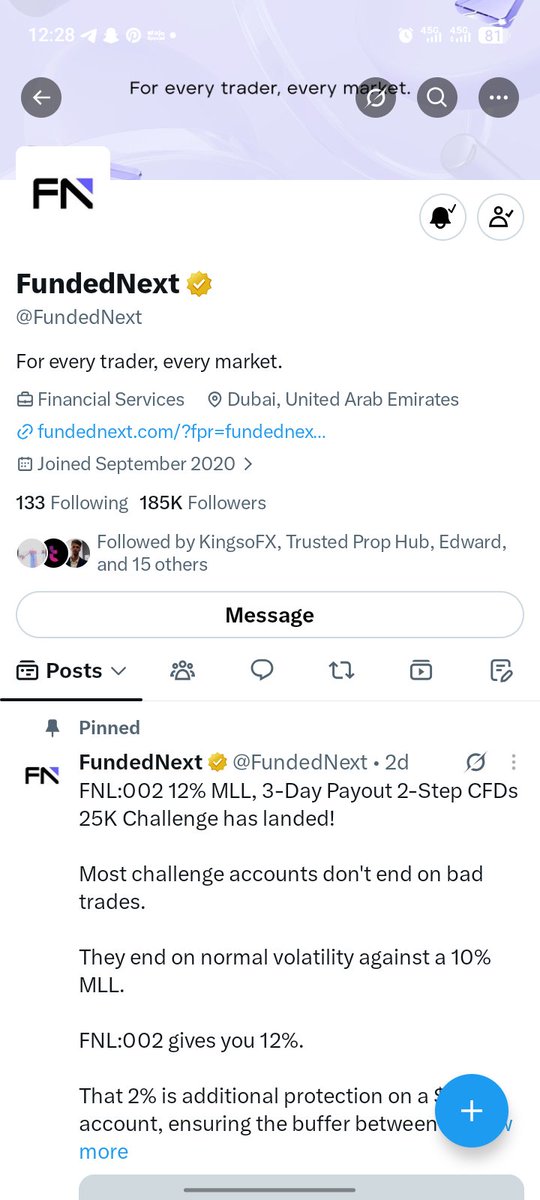 KingsoFX_790's tweet photo. @chap_trader @FundedNext @Flynnn_FN @Galib_FN Done ✅✍️💯 https://t.co/4UjNMGRnrY