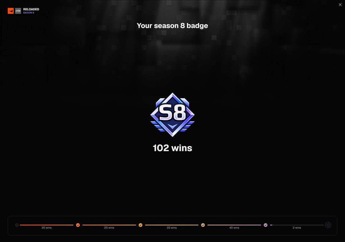 ImprerialACD's tweet photo. Season 8 is in the books📊

How did your @FACEITcs season go?
Drop your final results below 👇 https://t.co/C3pBgQCiew