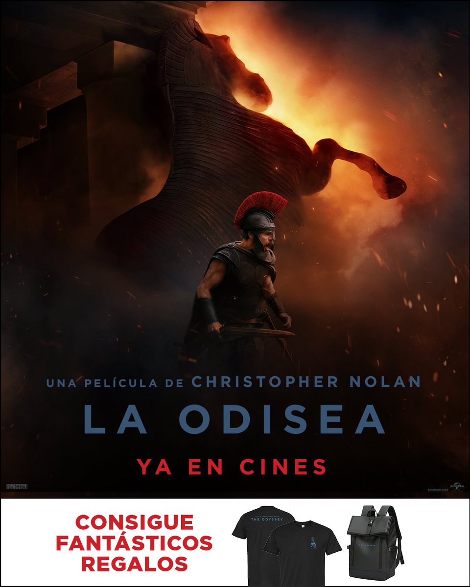 ocine_es's tweet photo. ¡Consigue uno de estos 10 packs de #LaOdisea!
Para participar:
🐦 ¡Síguenos!
🔁 RT
🗨 Menciona a esa persona con la que te enfrentarías a cualquier aventura para volver a casa.
📃 BBLL ➡ https://t.co/CsbGlUPrBT
📅 Finaliza el 27/08📅 https://t.co/zDAoEzZj06