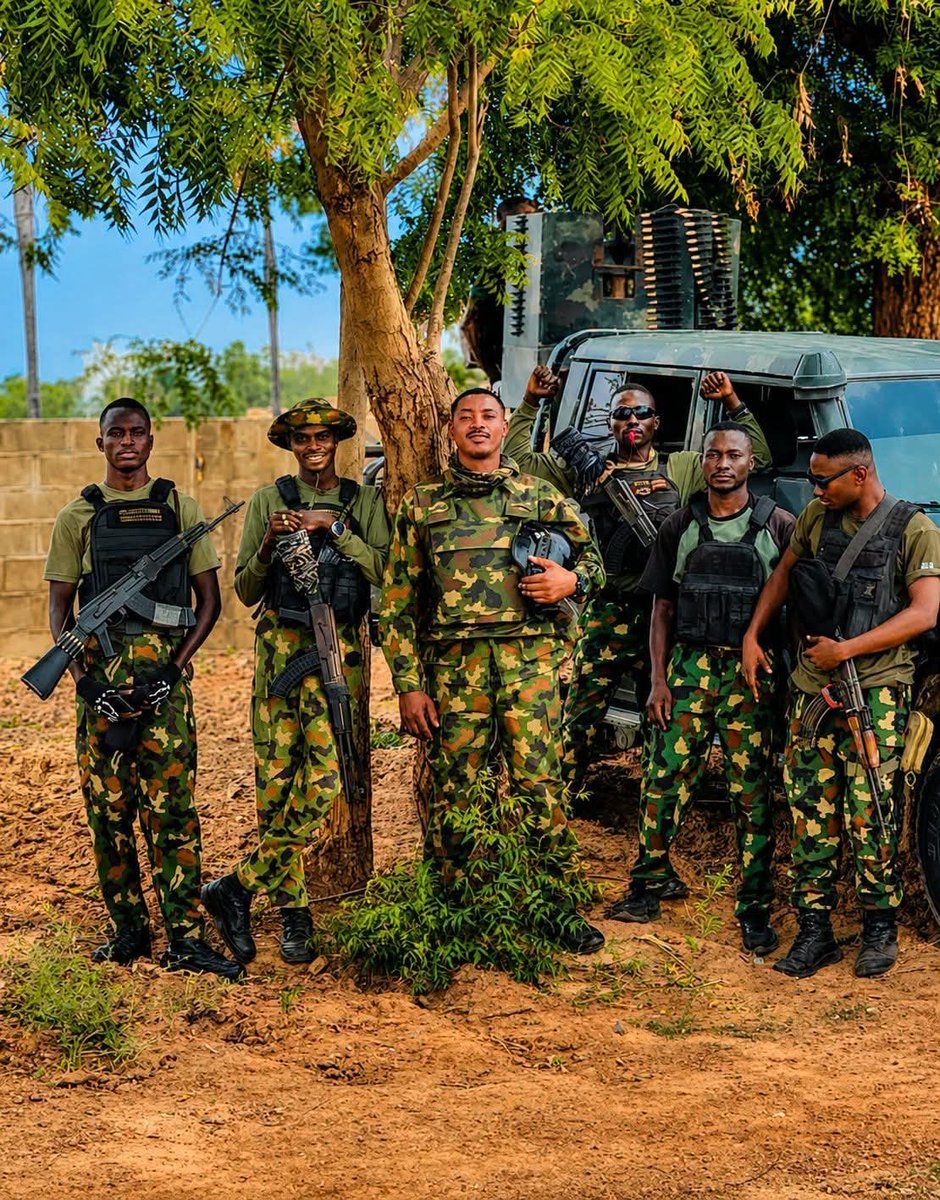NigerianSpoof_'s tweet photo. Nigerian soldiers don't fight for glory. 

They fight for the farmer in Borno who just wants to plant crops without fear. 

For the schoolgirl in Chibok who deserves to learnwithout abduction. 

For the nation that asked them to serve. https://t.co/KKQ9ebLheU