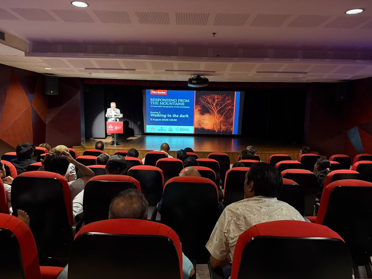 IndiaEmbCol's tweet photo. 🎬 Yesterday, the Embassy joined the 3rd session of Responding from the Mountains at @ICNuevaDelhi, featuring the Colombian film La Bonga, followed by a thought-provoking discussion on cinema, memory and displacement 🌱🌱 https://t.co/x46UgHfrAP