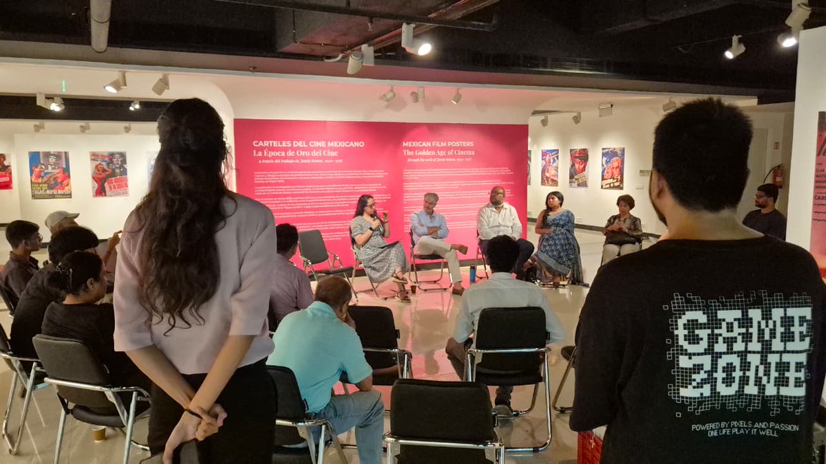 IndiaEmbCol's tweet photo. 🎬 Yesterday, the Embassy joined the 3rd session of Responding from the Mountains at @ICNuevaDelhi, featuring the Colombian film La Bonga, followed by a thought-provoking discussion on cinema, memory and displacement 🌱🌱 https://t.co/x46UgHfrAP