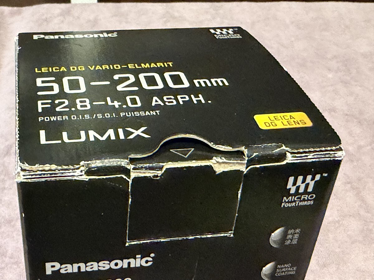 tatchee_LUMIX's tweet photo. #LUMIX #GH7 のレンズ #三本でどうだ ?
(3本目は、Amazonの「ほぼ新品」を所望しましたが、外箱にはそれなりのヤレが。ただ、ファームウェアは最新だったのと、しばらく放置状態だった67mmレンズフィルターが使い回せたので、よしとします) https://t.co/HlkJFu73Sr