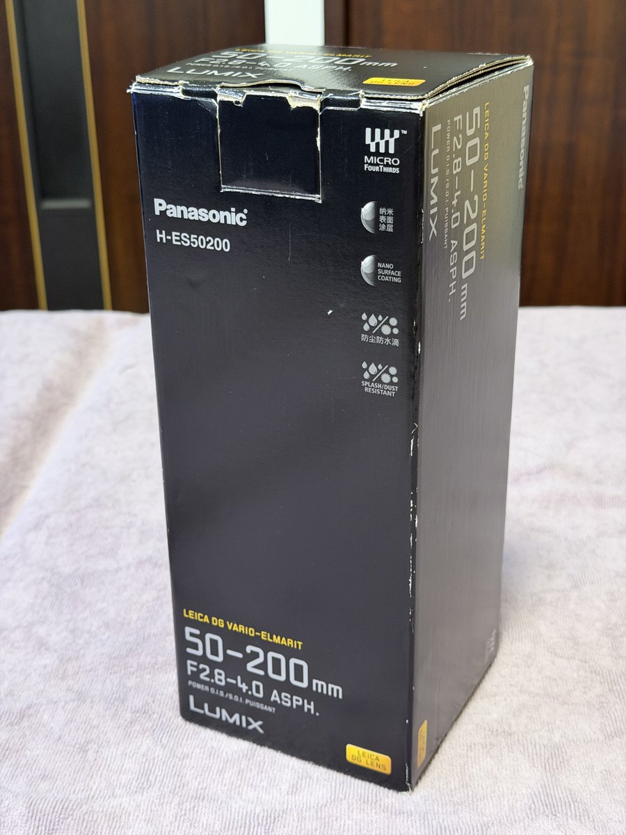 tatchee_LUMIX's tweet photo. #LUMIX #GH7 のレンズ #三本でどうだ ?
(3本目は、Amazonの「ほぼ新品」を所望しましたが、外箱にはそれなりのヤレが。ただ、ファームウェアは最新だったのと、しばらく放置状態だった67mmレンズフィルターが使い回せたので、よしとします) https://t.co/HlkJFu73Sr