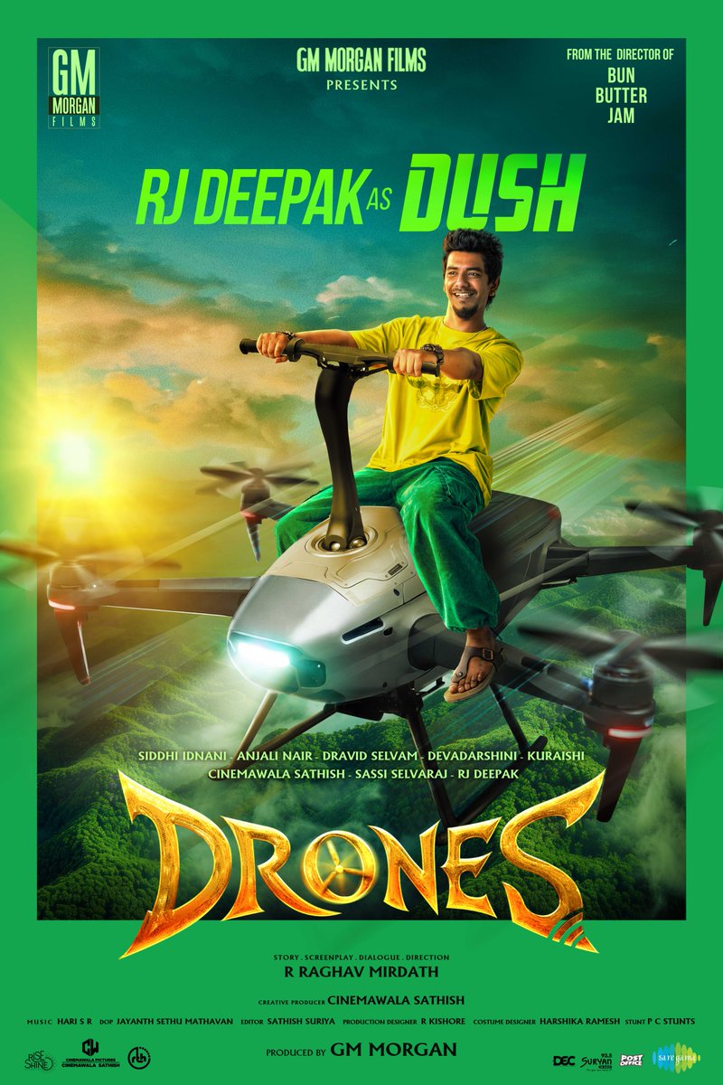 GMMorganFilms's tweet photo. Taking that iconic radio voice straight onto the silver screen! 🎙️
#PrankCallDeepak 
Thrilled to welcome @rjdeepak_offl as he steps into our high-concept universe to bring nonstop laughs, cosmic confusion! 🛸 🎉

@GMMorganFilms @RMirdath @SiddhiIdnani @ianjalinair @DevadarshiniC https://t.co/2n4vrgDxwu
