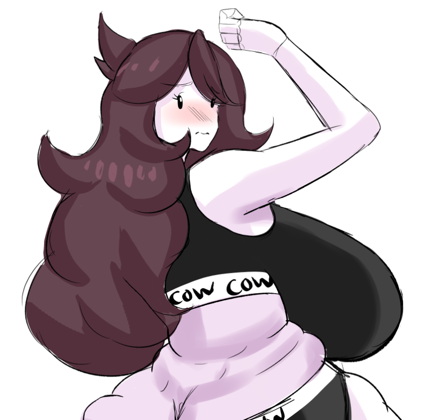 Horn_Pixel's tweet photo. Jaiden animation's WIP (might do a cowgirl outfit alt) https://t.co/Eu9jpFEEn6