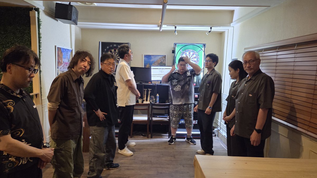 tomakomai_darts's tweet photo. 2026年度中期リーグ第3節結果
2026年8月5日
ANCHOR 2-7 WOLFRAM
順位
1位  7P WOLFRAM  1勝0敗
2位  6P ACE　          1勝0敗
3位  5P ANCHOR     0勝2敗
https://t.co/ehysYPBdL1
https://t.co/6NOtWuUc7i
https://t.co/byQFnjEvgs
昨日のスコアはこちらで見られます。
https://t.co/kvUeOBMApS https://t.co/jfG5IFCb9z