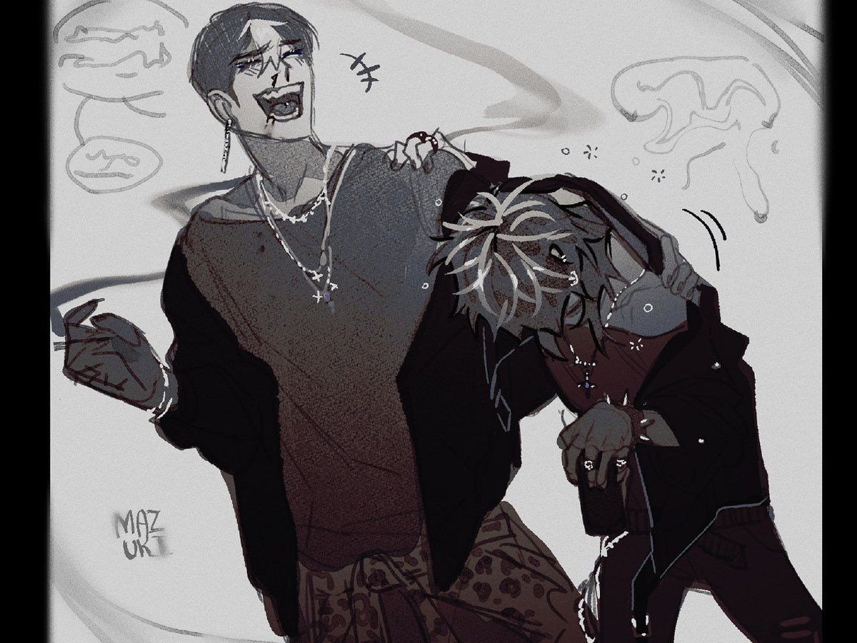 huyanma's tweet photo. Hanmatora sketch yayyy 

#東卍FA #tokyorevengers #токийскиемстители #kazutora #hanma https://t.co/3aLFAh9o13