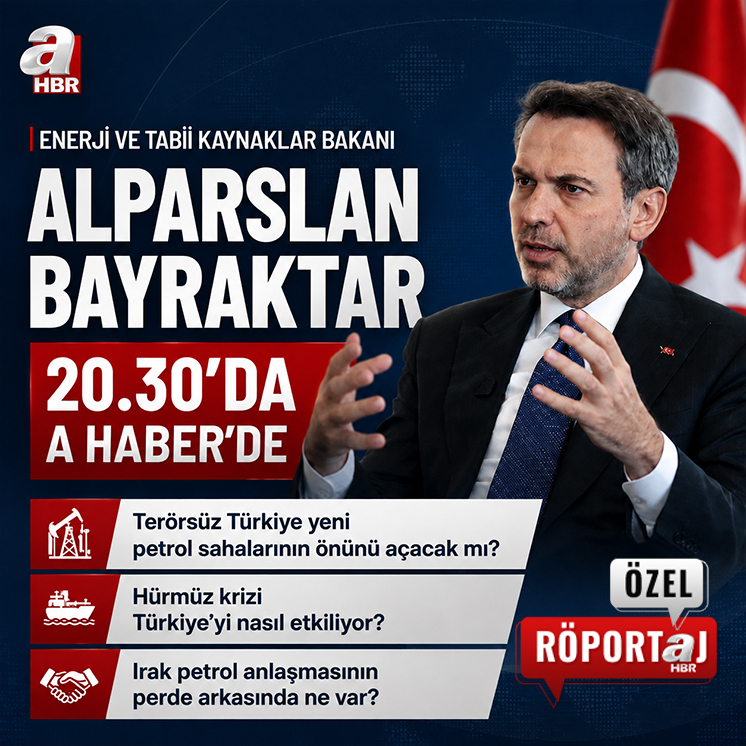 ahaber's tweet photo. Enerji gündemi A Haber'de: Bakan Alparslan Bayraktar bugün 20.30'da canlı yayında
https://t.co/HrPslmZoih https://t.co/7SEU1tVIqR