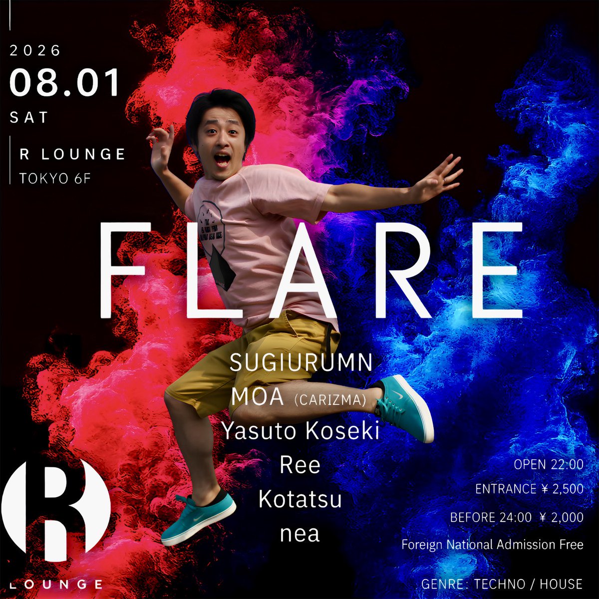 houkagoking's tweet photo. 先週のFLARE at RLoungeでのミックスをアップ！久しぶりの渋谷RLounge、懐かしい顔にも会うことができて非常に楽しかった！

"Groove Krushed Shibuya MIX" 260801 FLARE at RLOUNGE by moa_carizma on #SoundCloud 
https://t.co/yEGrXZU90z https://t.co/5hqWwQO8OV