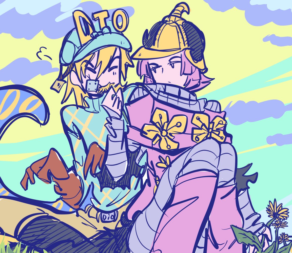 ponkichi_072's tweet photo. たんぽぽ食べさせてるディエパン
 #ジョジョ #jjba https://t.co/zuq2WVwJ3m