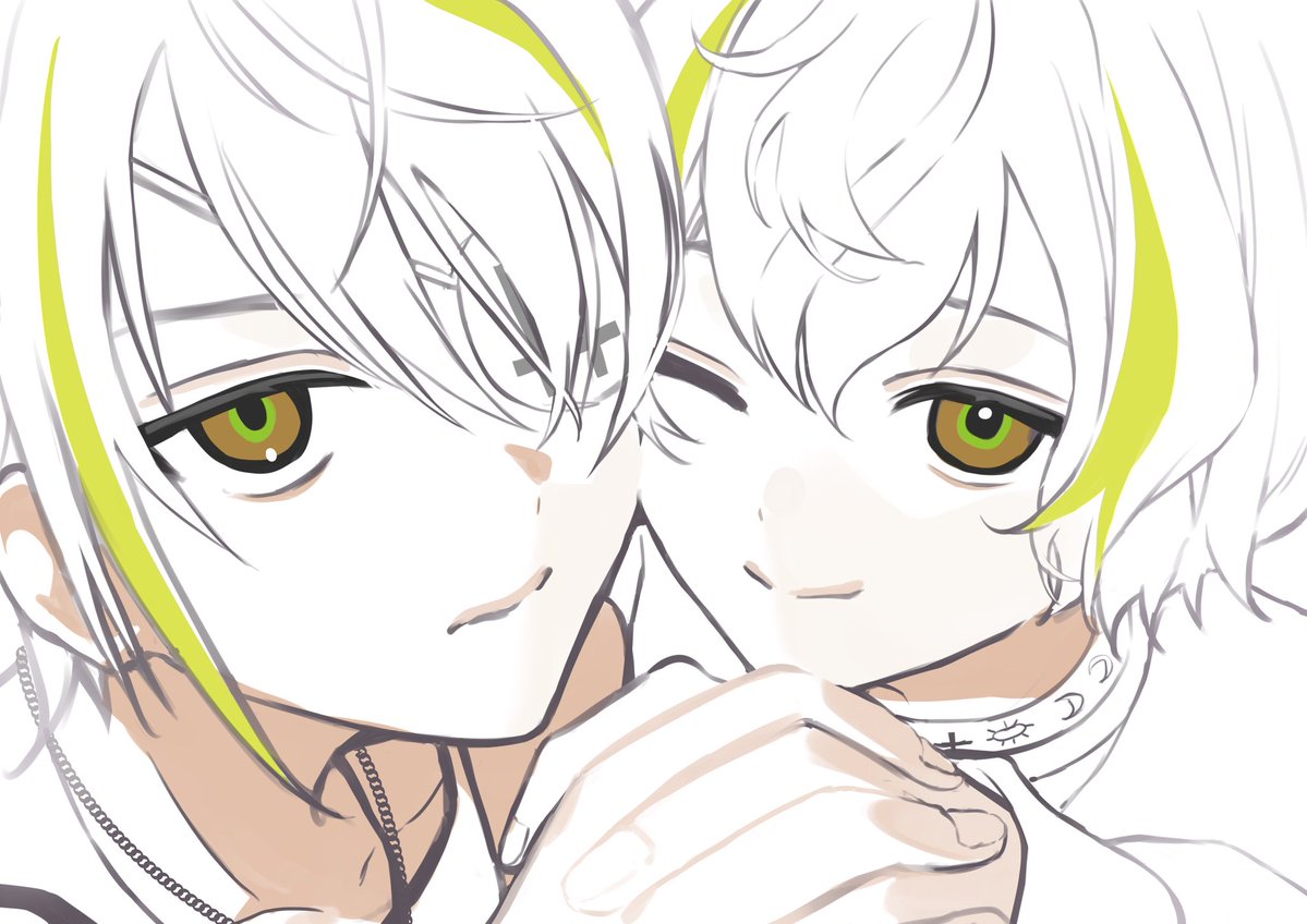 nyonyonsan's tweet photo. おそろい

 #エイトリFA https://t.co/9b3x12eakK