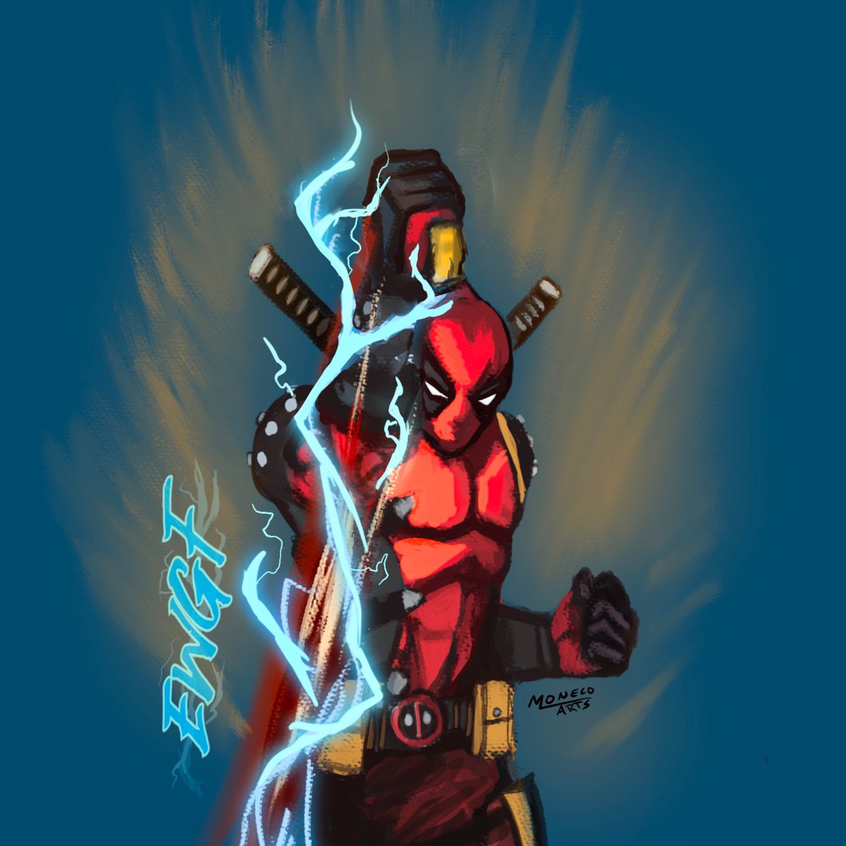 Moneco_Arts's tweet photo. Quick painting of Deadpool EWGF

IT'S MARVEL TOKON DAY! https://t.co/f4sADhiUQ2