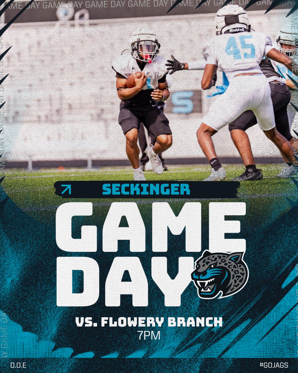 SKG_Football's tweet photo. GAMEDAY! 🐆
Jags Family! Join us tonight as we take on Flowery Branch tonight in our scrimmage!
📍 Seckinger High School ⏰ 7:00 PM
Come pack Jaguar Stadium and support Team 5! It’s a Blue Out!💙
Go Jags! @SKG_Athletics @CoachTonyLotti 
@SKG_TheShadow #JaguarNation #Team5 #DOE https://t.co/hAmODSqySL