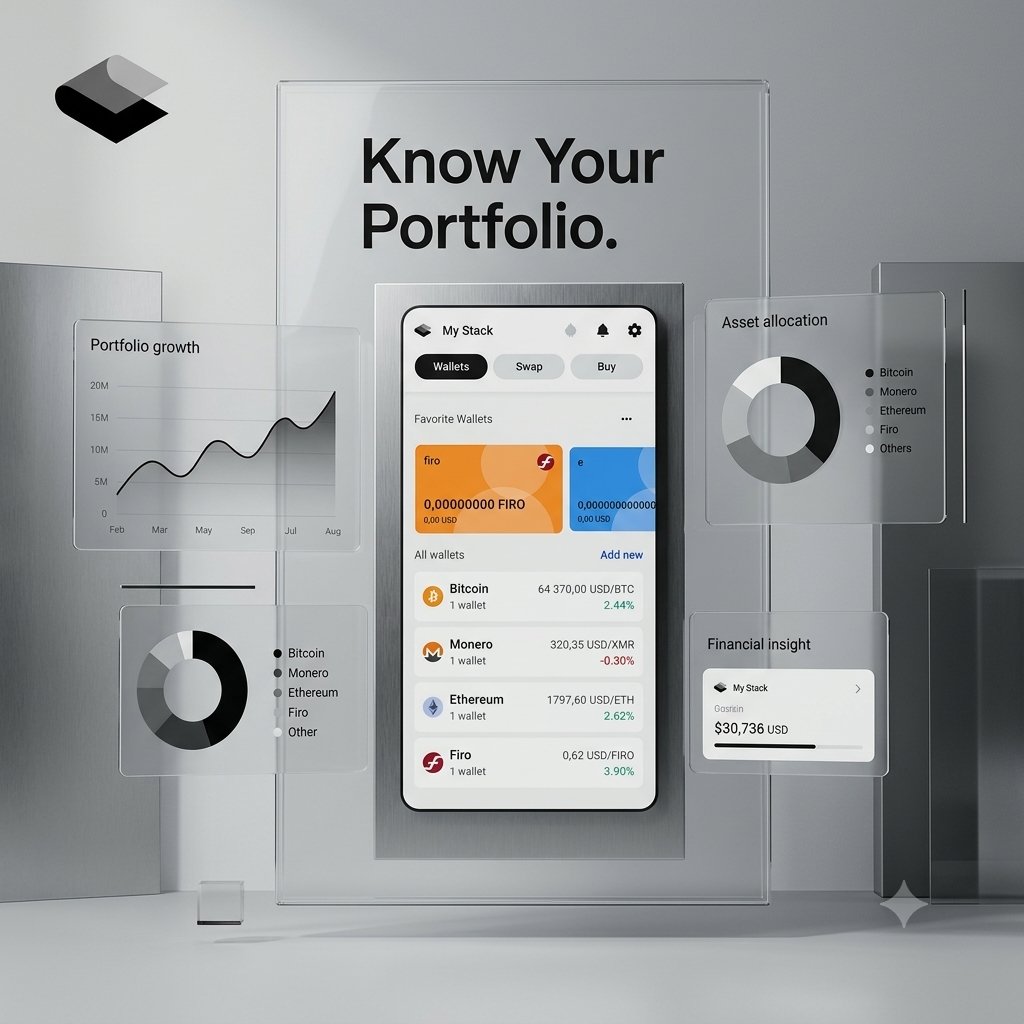 GinolaONT's tweet photo. 𝗞𝗻𝗼𝘄 𝗬𝗼𝘂𝗿 𝗣𝗼𝗿𝘁𝗳𝗼𝗹𝗶𝗼.
A good wallet doesn't just store your crypto—it helps you keep track of it.
With @stack_wallet , checking your assets is simple, so you can spend less time navigating and more time making informed decisions. https://t.co/5hNvwdpW4N