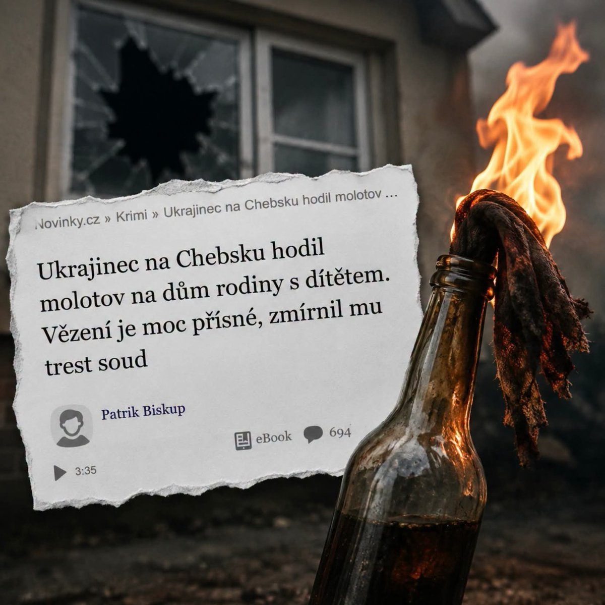 Michal73287034's tweet photo. Až vám bude nějaká zpovykaná libtardí poloopice vykládat, že naše soudy jsou nestranné a nezávislé, pošlete ho do prdele. https://t.co/ABpZH5tGzW