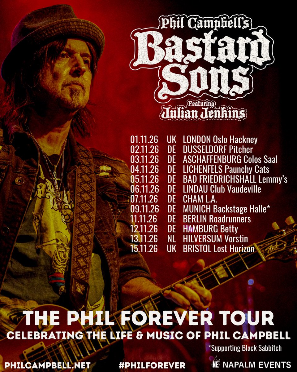 PCATBS's tweet photo. 2 NEW SHOWS JUST ANNOUNCED FOR OUR UPCOMING PHIL FOREVER NOVEMBER TOUR IN MUNICH &amp; HILVERSUM!

Get your tickets now at https://t.co/pWBSjaEo8V https://t.co/jIUzfXTzIM