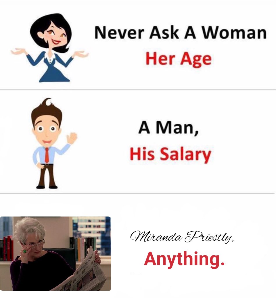 zou1l's tweet photo. You never ask Miranda Priestly anything https://t.co/RJJ4HgkoWP