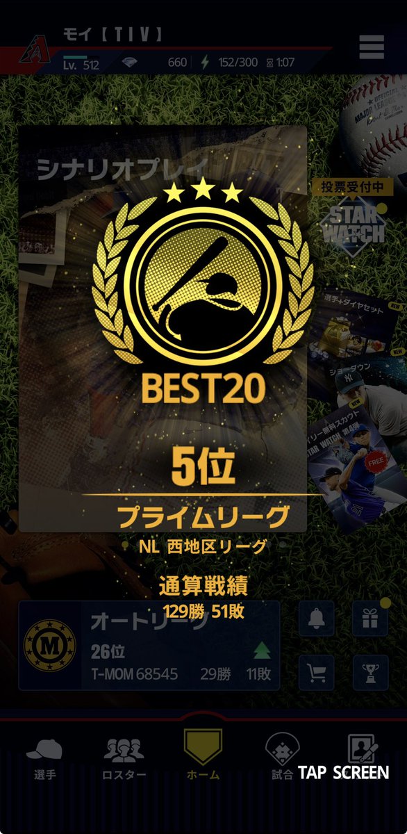 MFGmoi777's tweet photo. 結局5位でした〜
始まる前はBest9目標や���たんで
とりあえずはって感じですが
MVP狙える位置にいたのも事実。
次の地区別はどうしようか。

#メジャスピ
#プライムリーグ https://t.co/t3zg2Vm0z5