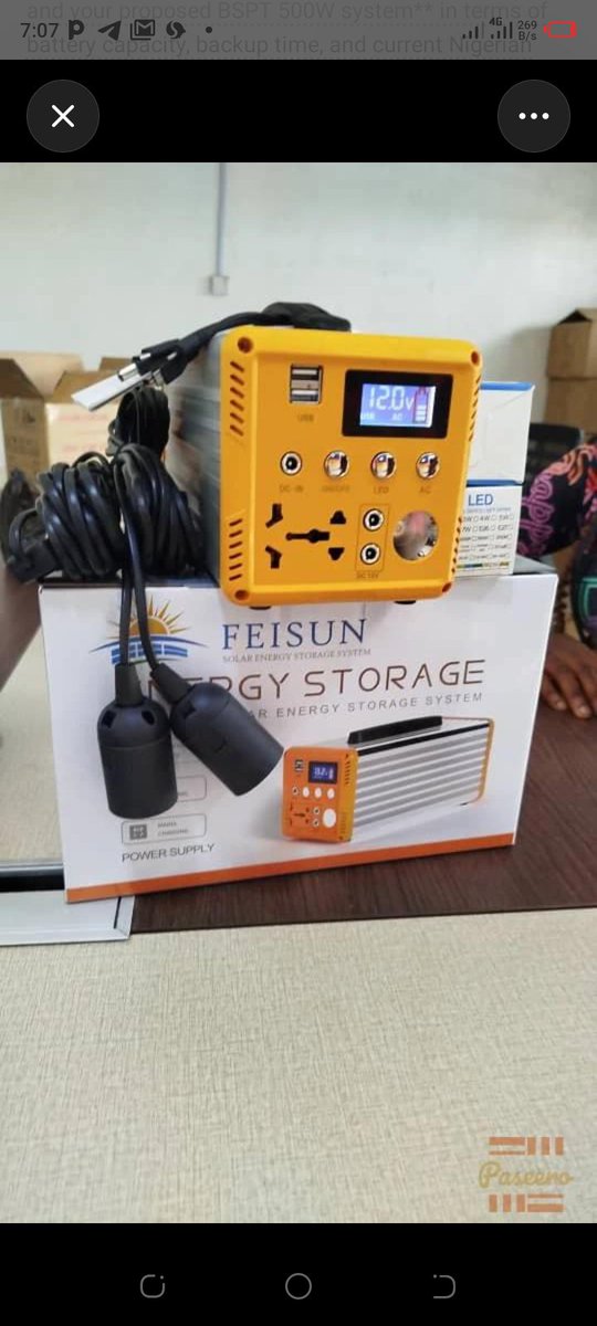 BSPTworld's tweet photo. The most portable Solar inverters are available at Billsphalt Ltd, we deliver from any parts of the Nation as well as we pay on delivery.
Message @BSPTworld on all socials. https://t.co/UgNctLqbqx