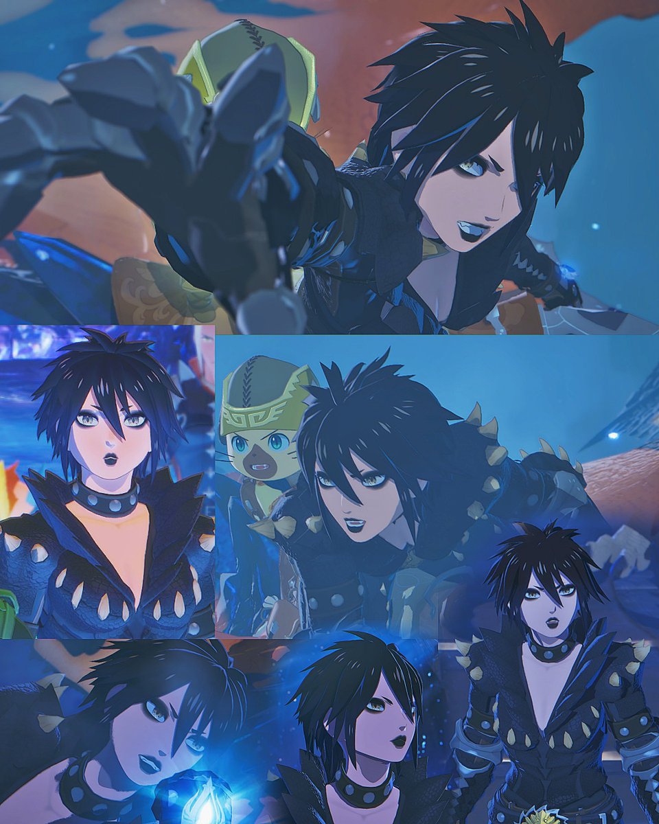 HatiDraw's tweet photo. Just thinking about my hunter who is also kinda Hati but not really 
#MonsterHunter #MHWildsAscendance https://t.co/X6H3jtFHZx