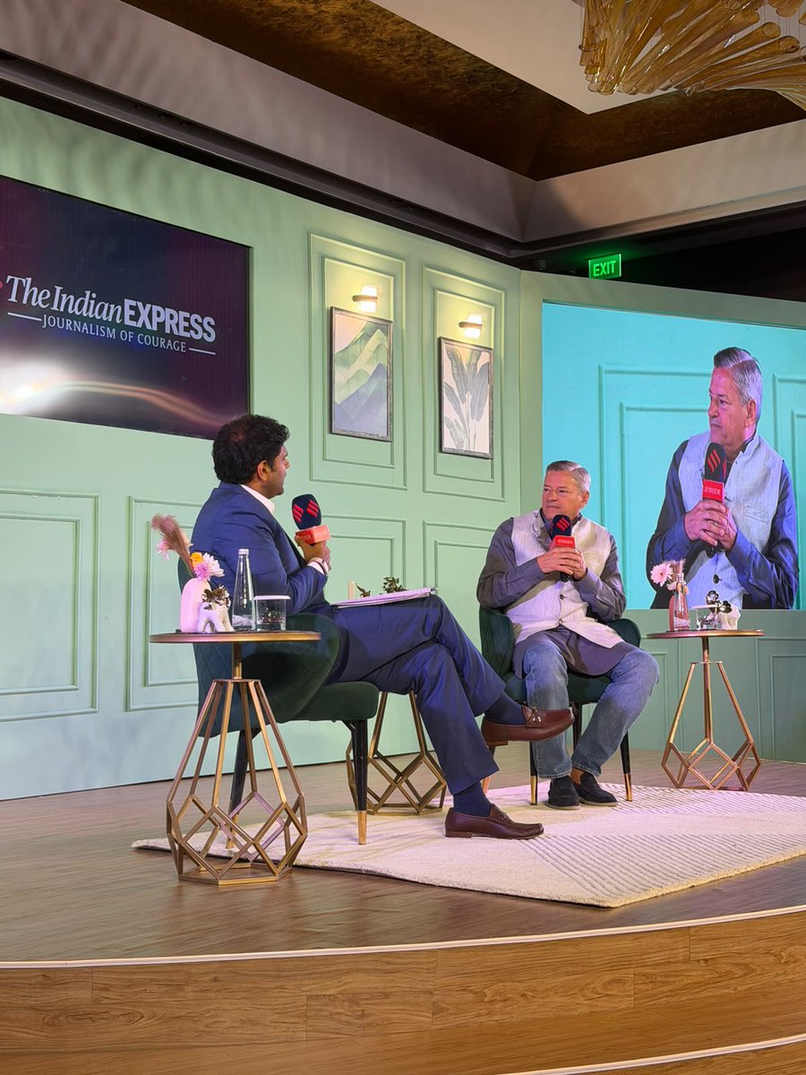 nitinmantri's tweet photo. Really enjoyed listening to Ted Sarandos in conversation with Anant Goenka at #ExpressAdda today. He had an interesting take on storytelling in a country as diverse as India. “Here,” he said, “it has to be both classy and massy.” And when he said great storytelling is timeless, the communicator in me couldn't help but smile.
@netflix @avianWE