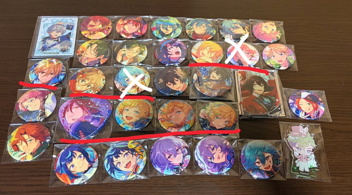 Ringo11260's tweet photo. 【交換】あんスタ イベコレ フィーチャー テーマ SHUFFLE コレクション ぶくスタ アニカフェ アクスタ 5周年 アルバム缶 バラ缶 カプセル 缶バッジ

譲）写真記載

求）同異種）真、泉、レオ、みか、ニキ、なずな、創

（身内分）
司、凛月、一彩、桃李、カンナ、その他

池袋手渡し
郵送（2点〜） https://t.co/wdspPJugEf