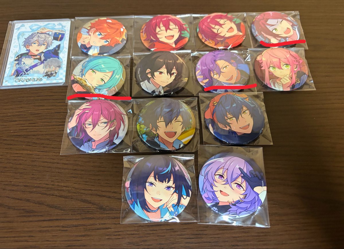 Ringo11260's tweet photo. 【交換】あんスタ イベコレ フィーチャー テーマ SHUFFLE コレクション ぶくスタ アニカフェ アクスタ 5周年 アルバム缶 バラ缶 カプセル 缶バッジ

譲）写真記載

求）同異種）真、泉、レオ、みか、ニキ、なずな、創

（身内分）
司、凛月、一彩、桃李、カンナ、その他

池袋手渡し
郵送（2点〜） https://t.co/wdspPJugEf