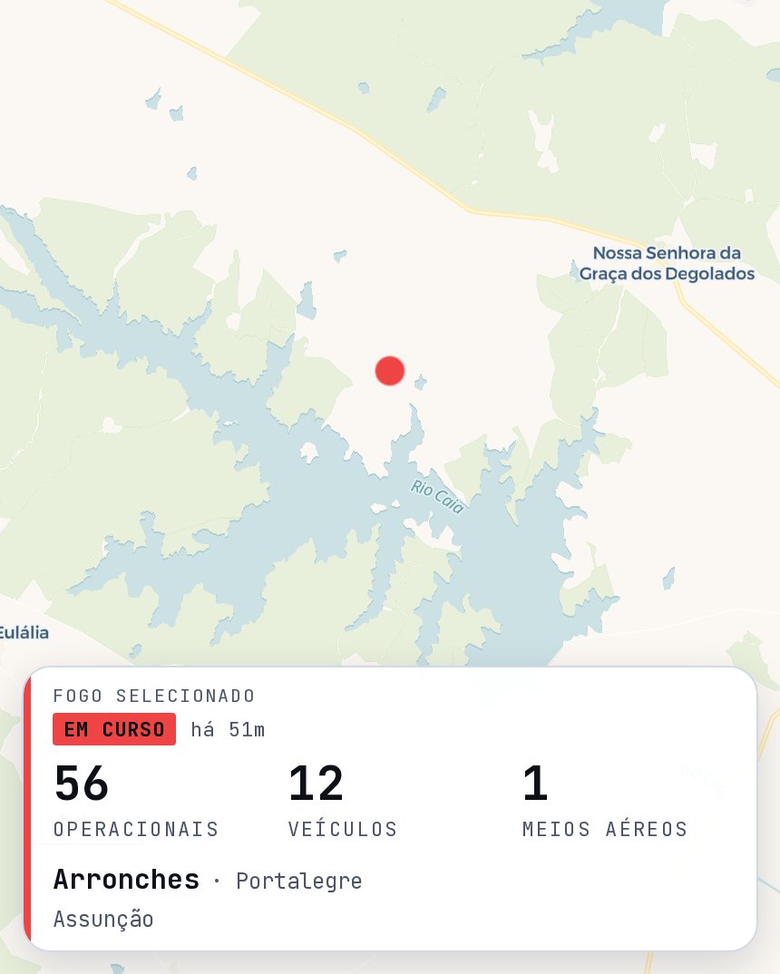 FogosAgora's tweet photo. 🔶 GRANDE MOBILIZAÇÃO | LARGE MOBILISATION
📍 Assunção, Arronches (Portalegre)
🔥 Agrícola / Agricultural

👨‍🚒 56 | 🚒 12 | ✈️ 1 heli

🔗 https://t.co/hnTNxUuaow https://t.co/eruGIbOTAE