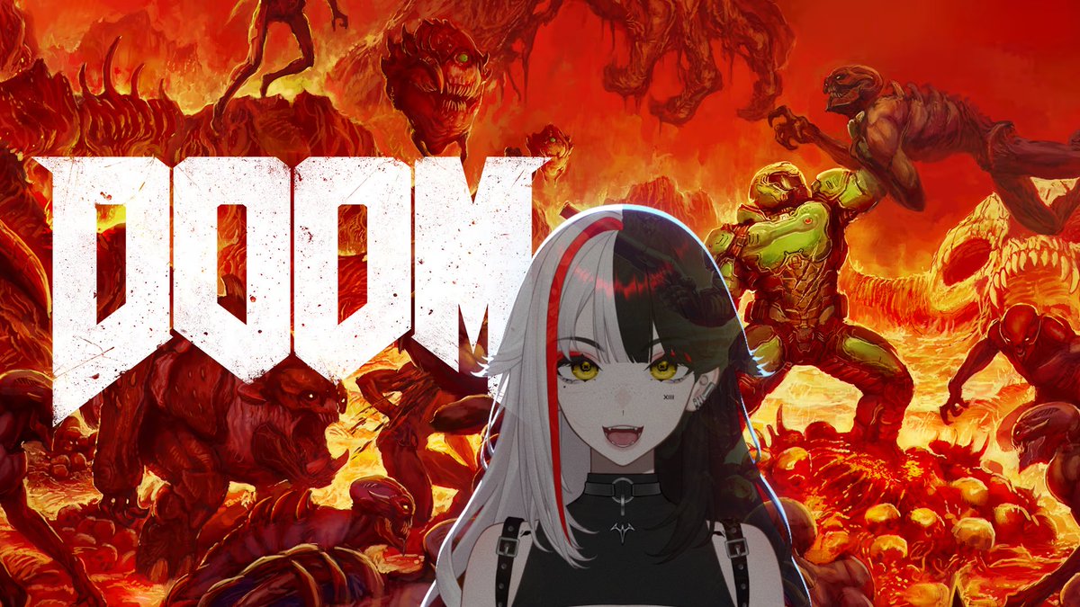 Noon_13th's tweet photo. My chat votes and I deliver, tomorrow we are going to play #doom LETSGOOOOOOOOOO https://t.co/gjUzLOVWpB