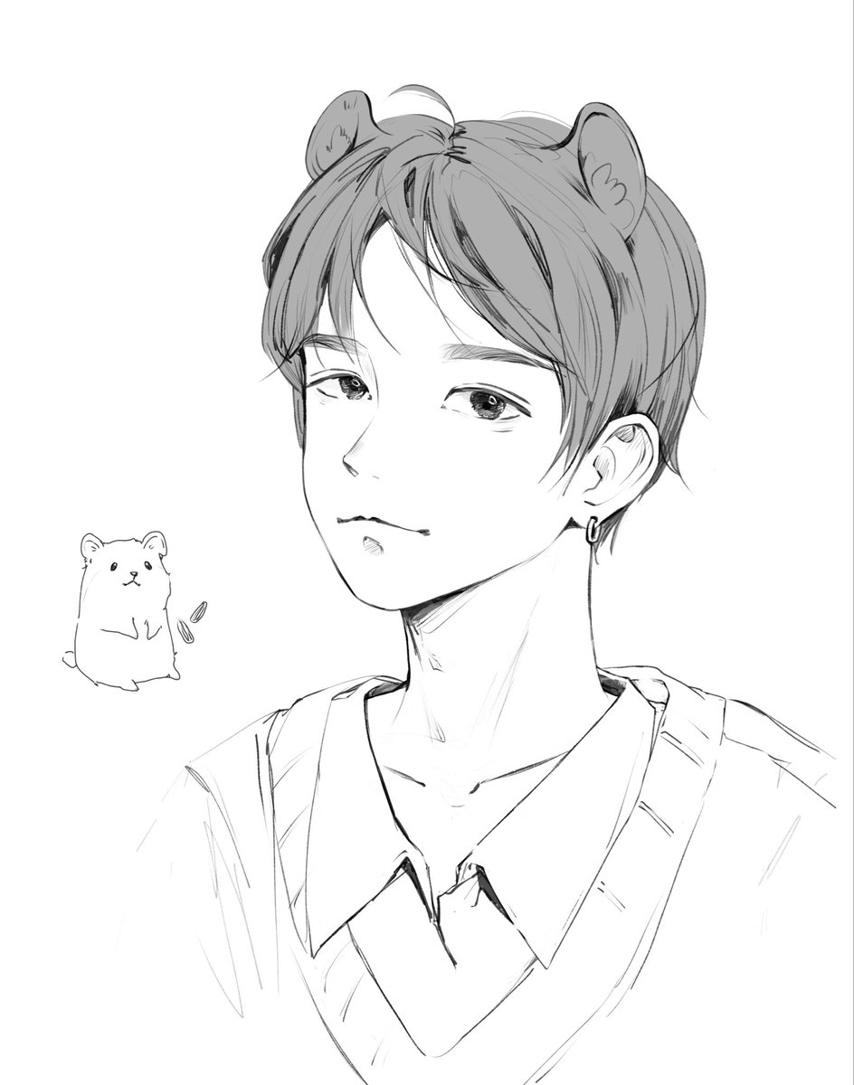 Hambanny's tweet photo. 백팔십 넘는 남자의 햄슷터 모에화가 좋다🐹 https://t.co/BMpltfvP6G