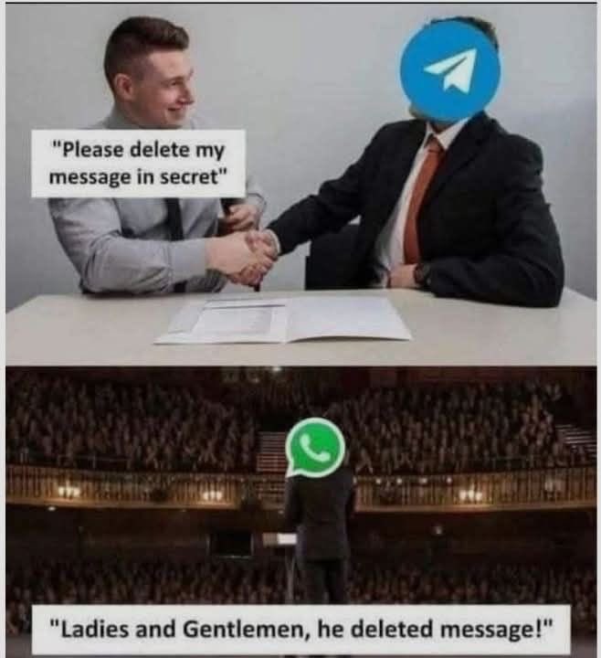 EverbestDev's tweet photo. Whoever designed WhatsApp’s “This message was deleted” feature definitely enjoys chaos. 😂 https://t.co/e4YHNAzKkq