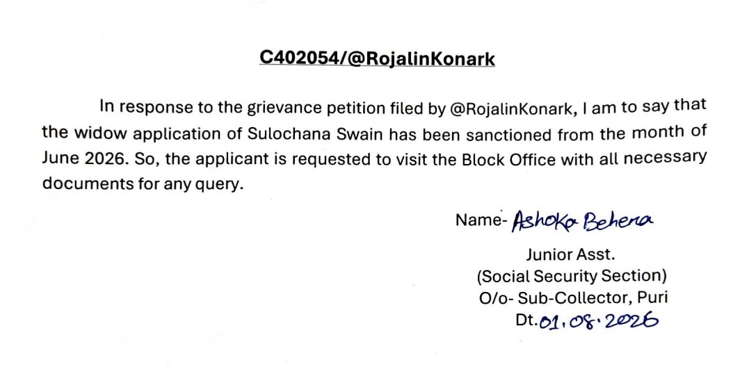 dm_puri's tweet photo. @RojalinKonark @CMO_Odisha @SSEPD2 @PRDeptOdisha @JanaSunani https://t.co/VcrhquleEq