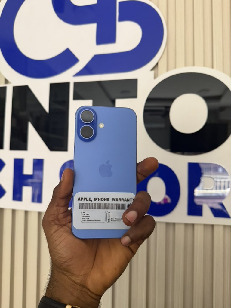 clintontechstor's tweet photo. Neatly used iPhone 16 128gb
N785,000
Send us a WhatsApp message to purchase or contact us on WhatsApp: 08145420926 or call: 08068868691
Address: FA62 NEW BANEX, Wuse 2 #gadgets #phones #iphones #accessories #clintontechstore #banex #banexplaza https://t.co/s7RvpMysOJ