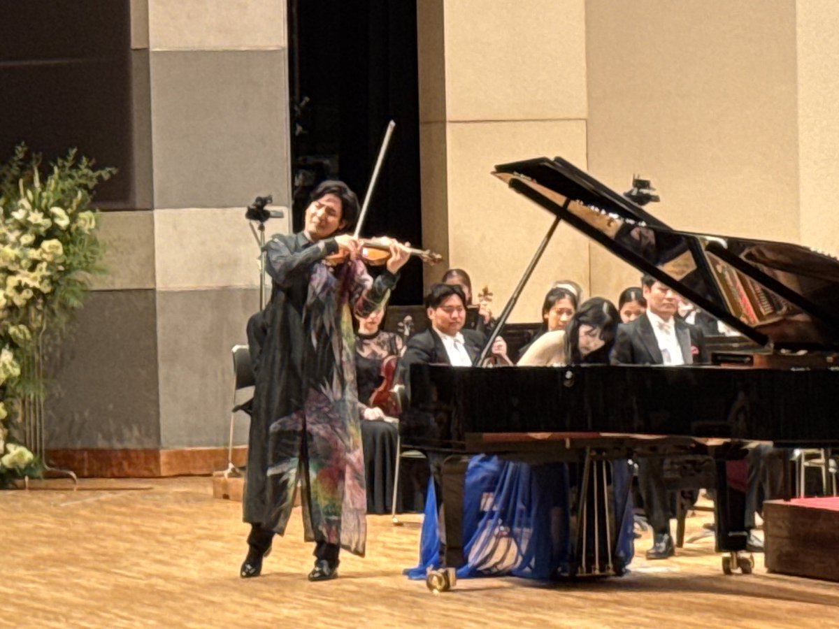 hirokyo_info's tweet photo. 8/6 開催
2026「平和の夕べ」コンサート

【成田達輝&amp;萩原麻未アンコール】
ヨアヒム•ラフ  : 
カヴァティーナ　Op.85-3

ご来場誠にありがとうございました。
平和への祈りを込めたひとときが、皆さまの心に長く響きますように。 https://t.co/QUpSZ3MCFG
