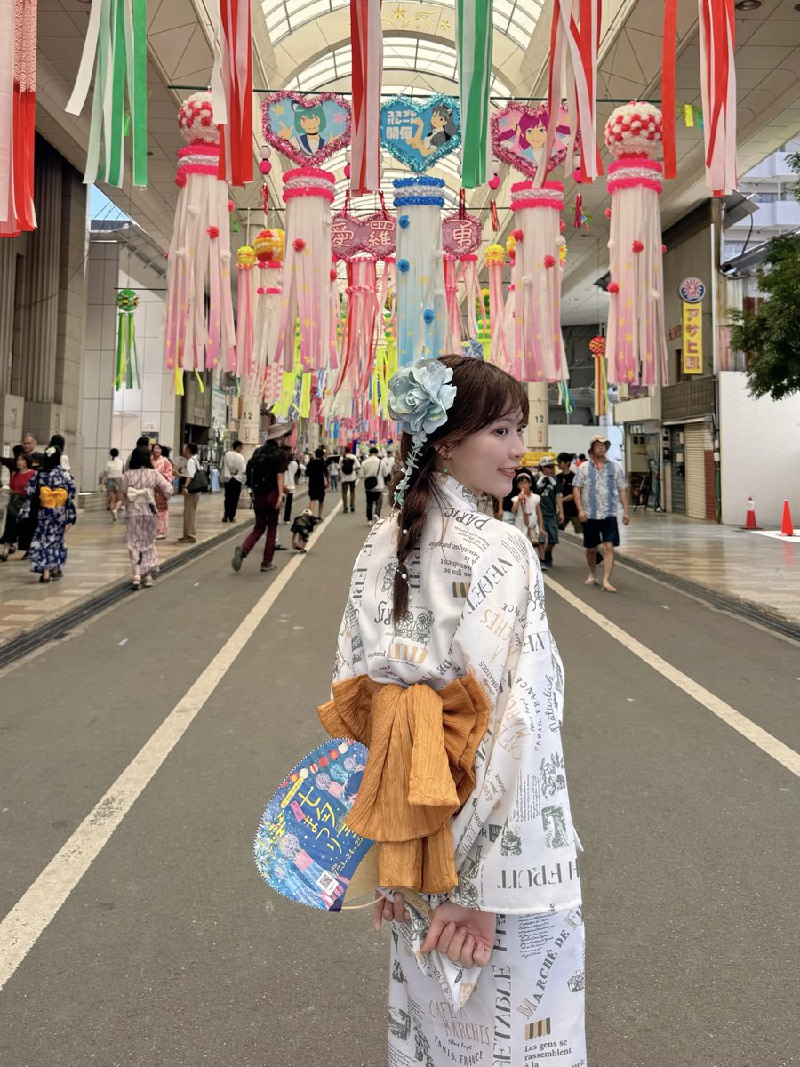 macyacyarin's tweet photo. 8月8日のチェキ会は、予約やチケットがなくても誰でも参加できますよ！！

14:00〜16:00神田明神文化交流館で待ってますね☀️

浴衣は何色にしようかな👘🫢 https://t.co/zrSWWkFQ2t