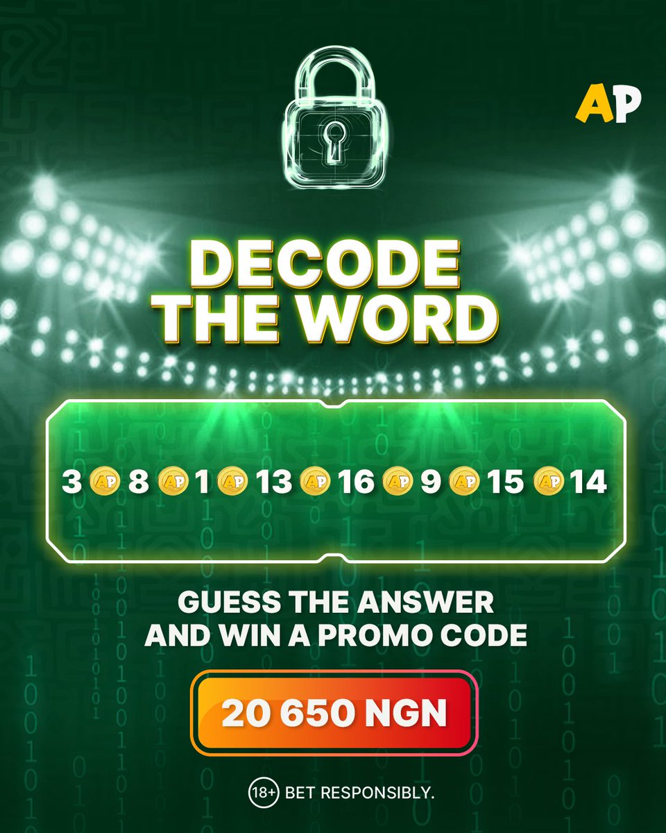 afroparinigeria's tweet photo. 🧩 Solve the puzzle and win 20 650 NGN💰

✅ Follow us ❤️ Like the post 💬 Write the answer and your ID
🏆 3 random winners among those who complete all requirements will receive a prize!

📅 Results: August 14! Hurry ⏳ https://t.co/QkXrTWlf7u