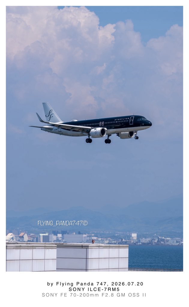 スターフライヤー / StarFlyer Airbus A320-251N, JA29MC @ KIX, JULY