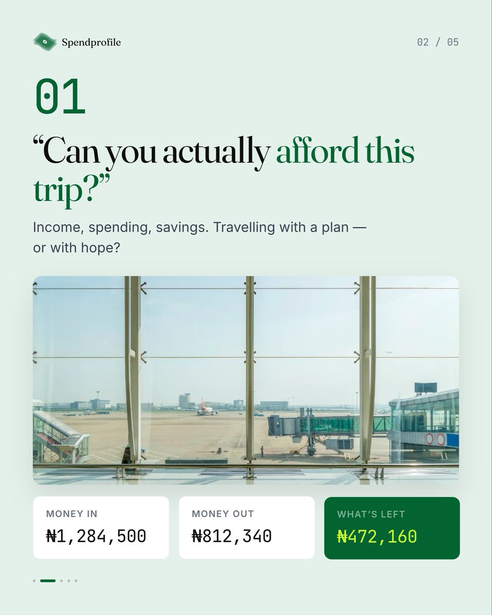 usespendprofile's tweet photo. What if your bank statement was trying to warn you... and you never listened? 👀

Before your next trip, don't just submit your bank statement.

Understand it first.

#spendprofile #visaapplication #studyabroadnigeria #financehealth #loanapproval https://t.co/oBd7pp7hZY