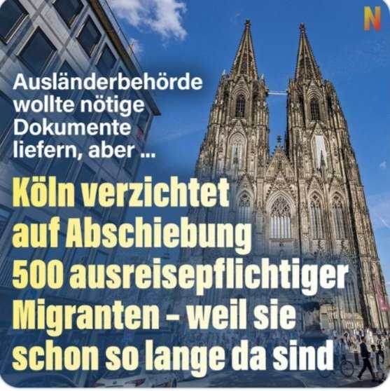 TineUndFiene's tweet photo. Das ist natürlich eine tolle Erklärung sie nicht abzuschieben, " weil sie schon so lange da sind". Ich würde es als Staatsversagen bezeichnen daß sie schon solange da sind. https://t.co/nbCOwpL6hF