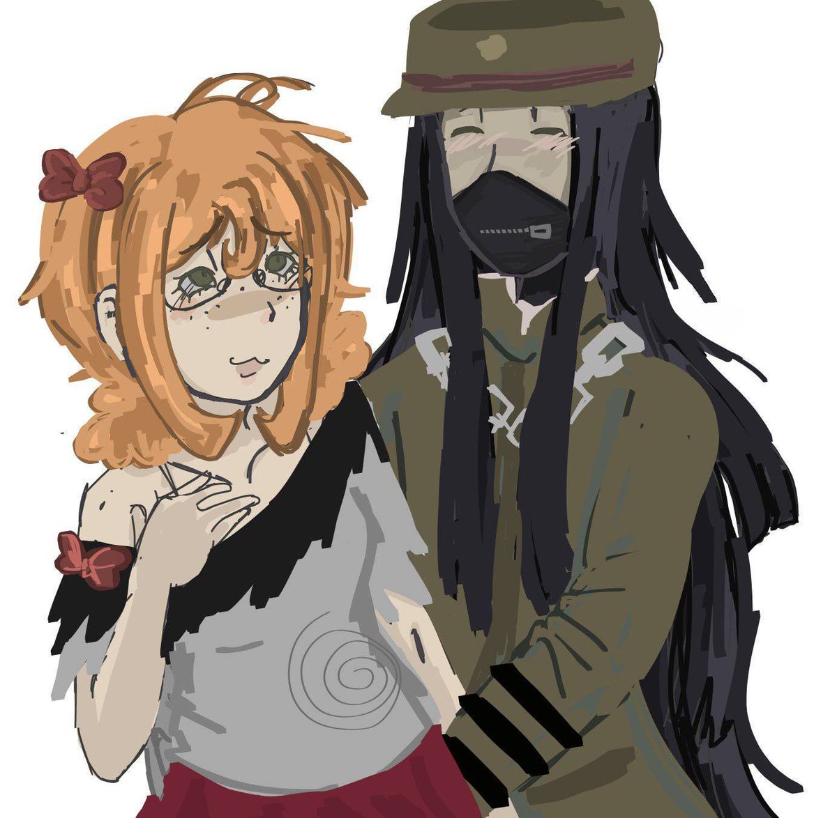 dolliestkiyo's tweet photo. I just came across this old kiyosora drawing omg we r so cute♡ https://t.co/6PoaUrrisM