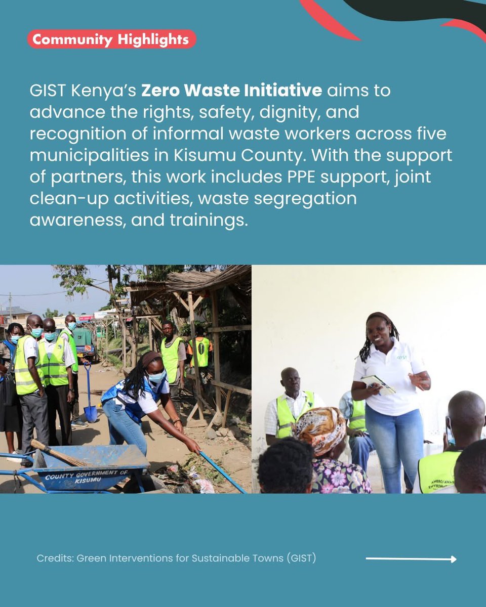 GreenFor35894's tweet photo. Through our Zero-Waste Initiative, which is supported by UMI Fund &amp; implemented in partnership with the Dpt of Water, Envt, Climate Change and Natural Resource county gvt of Kisumu
Thank you  Roots for highlighting this journey. 
#climateaction #UMIFUND #gistkenya https://t.co/XFql8ffsHw