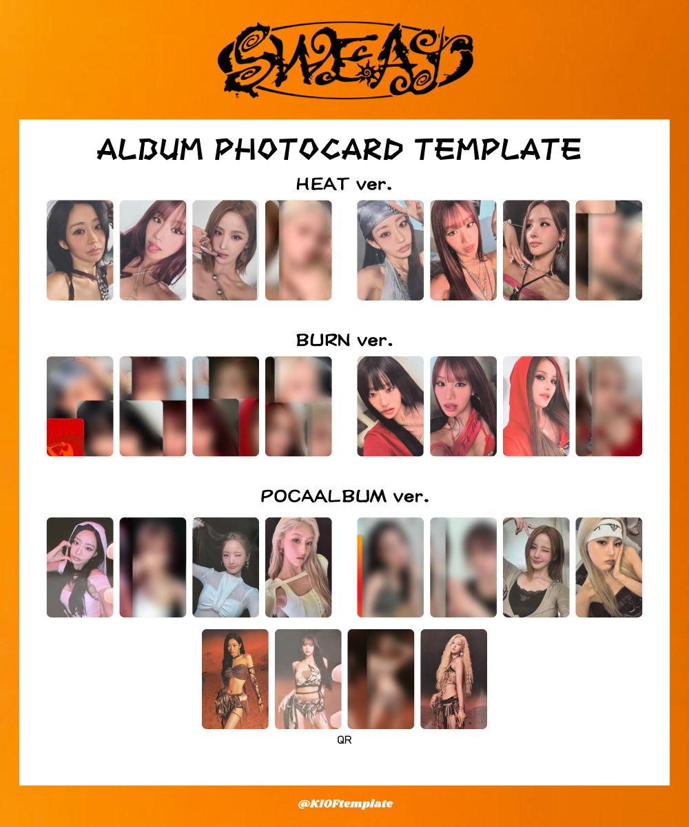 KIOFtemplate's tweet photo. KISS OF LIFE
3rd Single Album [SWEAT] 
>ALBUM PHOTOCARD

17 / 28
you send me scan of pcs if you find it🍀

KISSOFLIFE キオプ templates template pc 키스오브라이프 키오프 포카 JULIE NATTY BELLE HANEUL トレカ 一覧 KIOF
#KISSOFLIFE #키스오브라이프
#KIOFtemplate #SWEAT https://t.co/PXFfiALsRZ