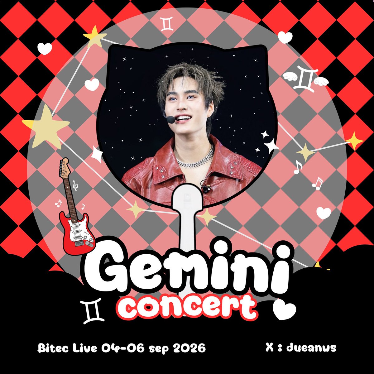 dueanws's tweet photo. ✨ Giveaway ✨
♊️ GEMINI ART-VENTURE CONCERT 🎨 
4-5-6 SEPTEMBER 2026 

🫟 Fan 90 ea. ( แจกวันละ 30 ชิ้น )
📍Bitec Live 
🗓4-5-6 Sep
✨ pls rt &amp; show this tweet ♡
(( สนใจแลก ส่งพรีวิวทางdm นะคะ ))

#GeminiConcert 
#Gemini_NT https://t.co/WPCeZft81t